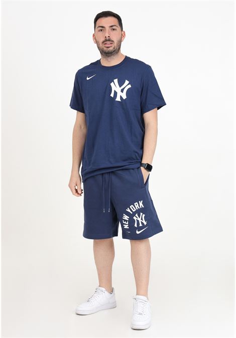Shorts sportivo blu da uomo in pile Nike Arched Kicker dei New York Yankees NIKE | 027D-160N-NK-GXDMIDNIGHT NAVY